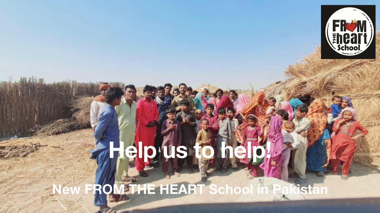Niños de la comunidad educativa en Pakistán